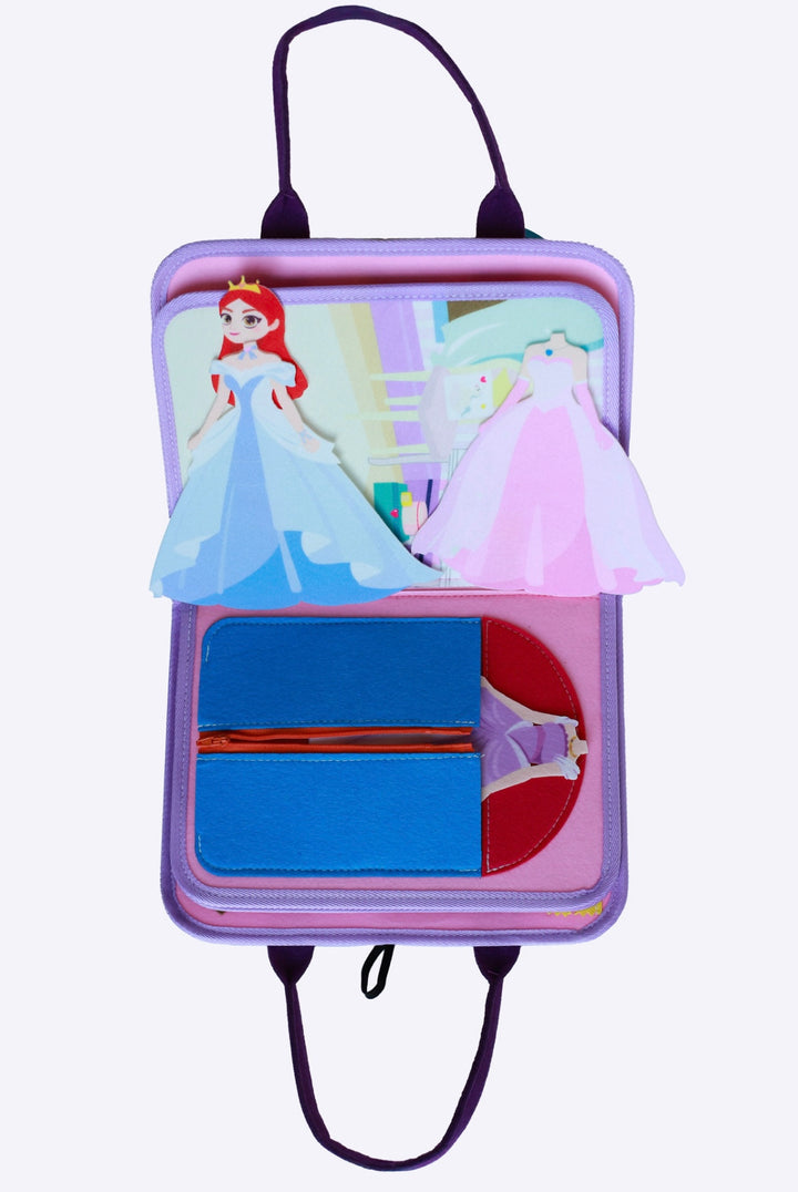 Kelioninė Montessori užimtumo knygelė "Unicorn"