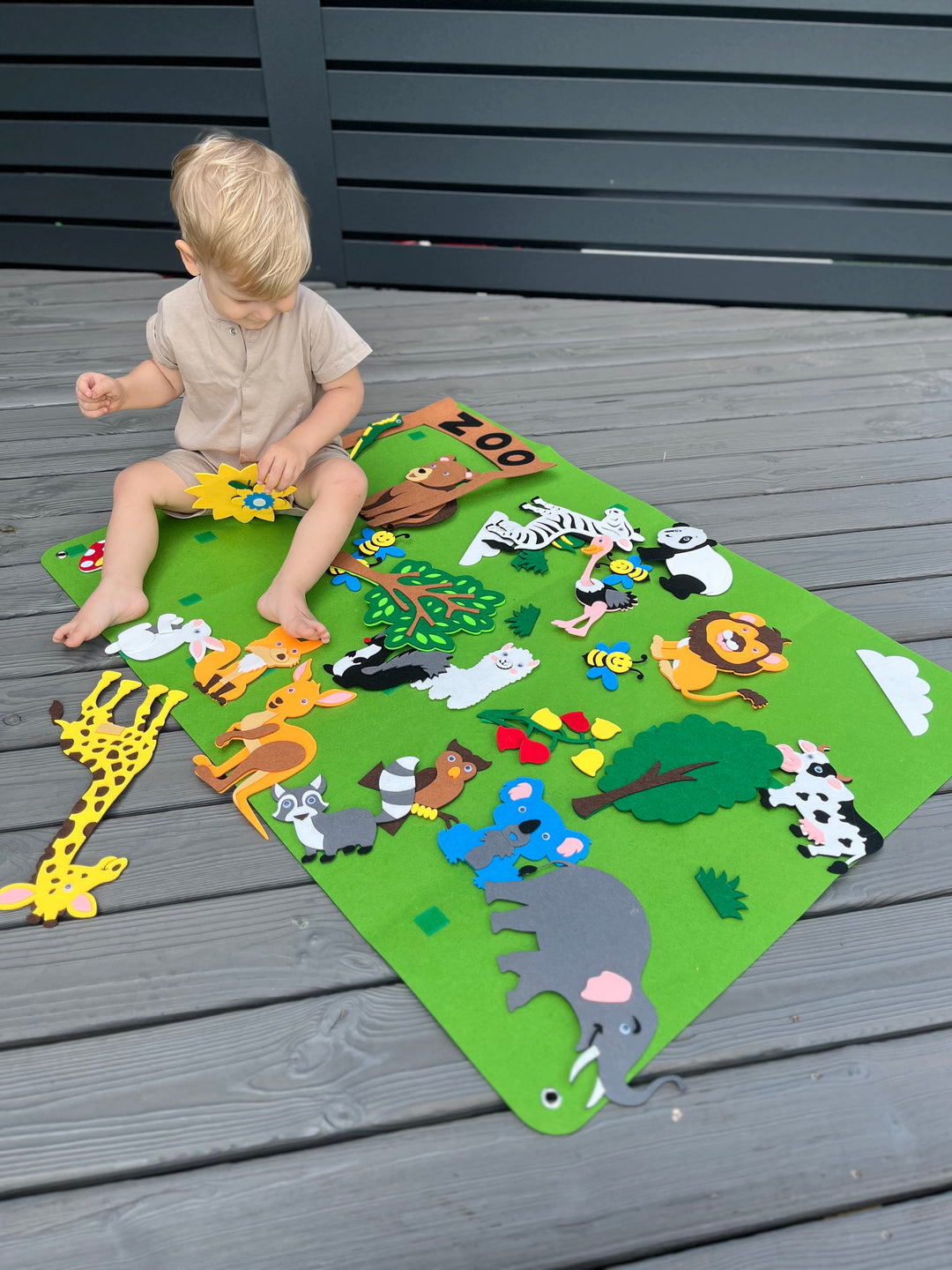Edukacinis žaidimas su gyvūnais "Zoologijos sodas"
