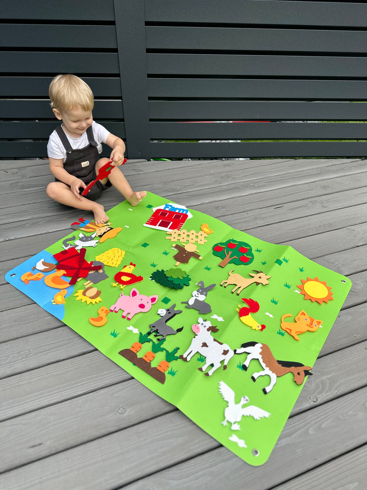 Edukacinis žaidimas su fermos gyvūnais "Mano ferma"