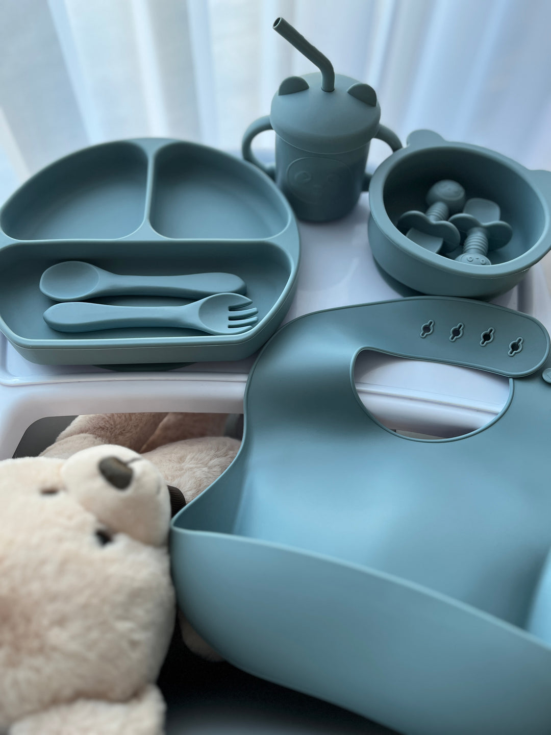 Silikoninis indų rinkinys BLUE SET