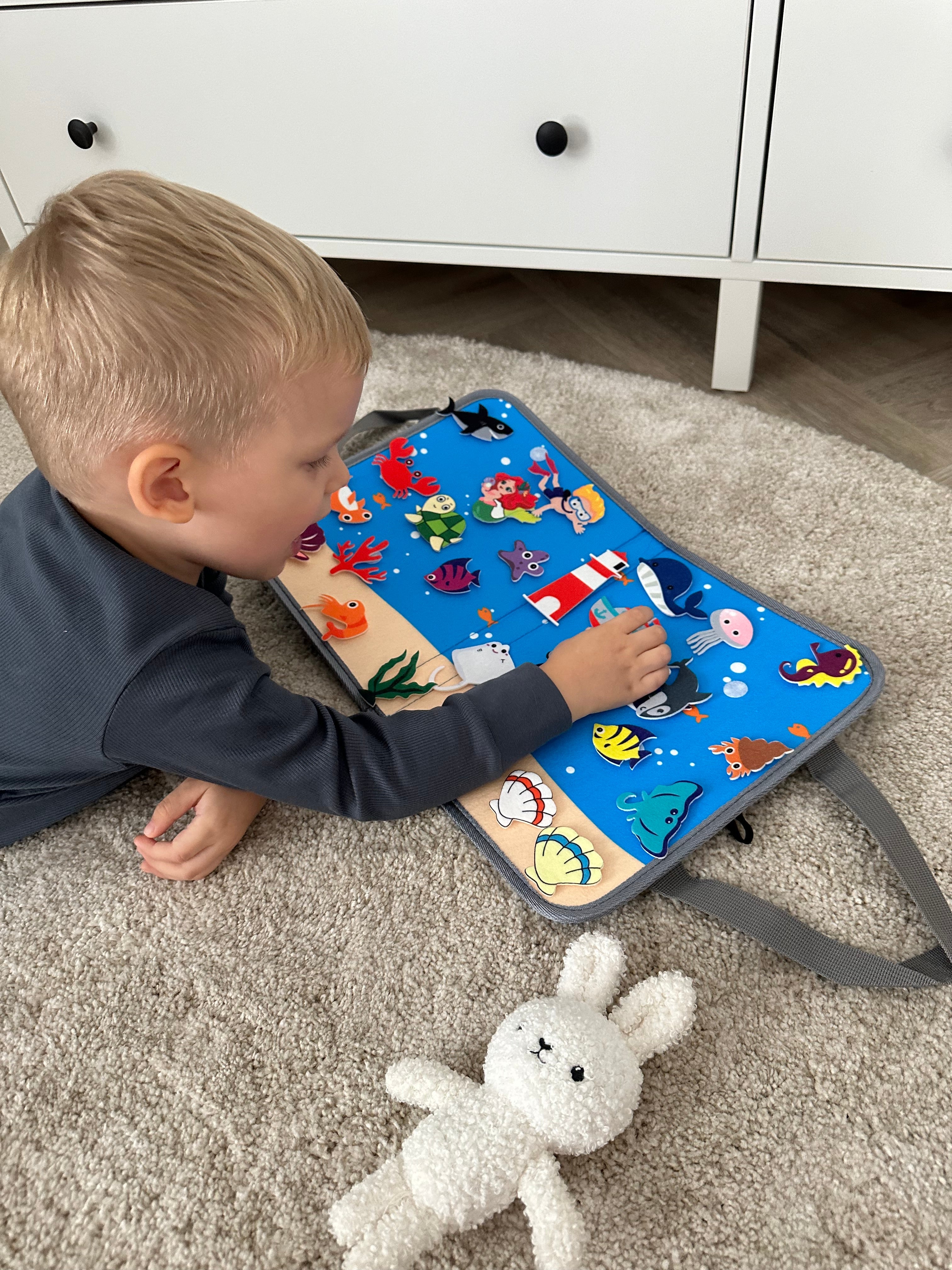 Montessori Žaislai 🧩 Kelioninės užimtumo Knygelės ( o˘◡˘o) – Tuk