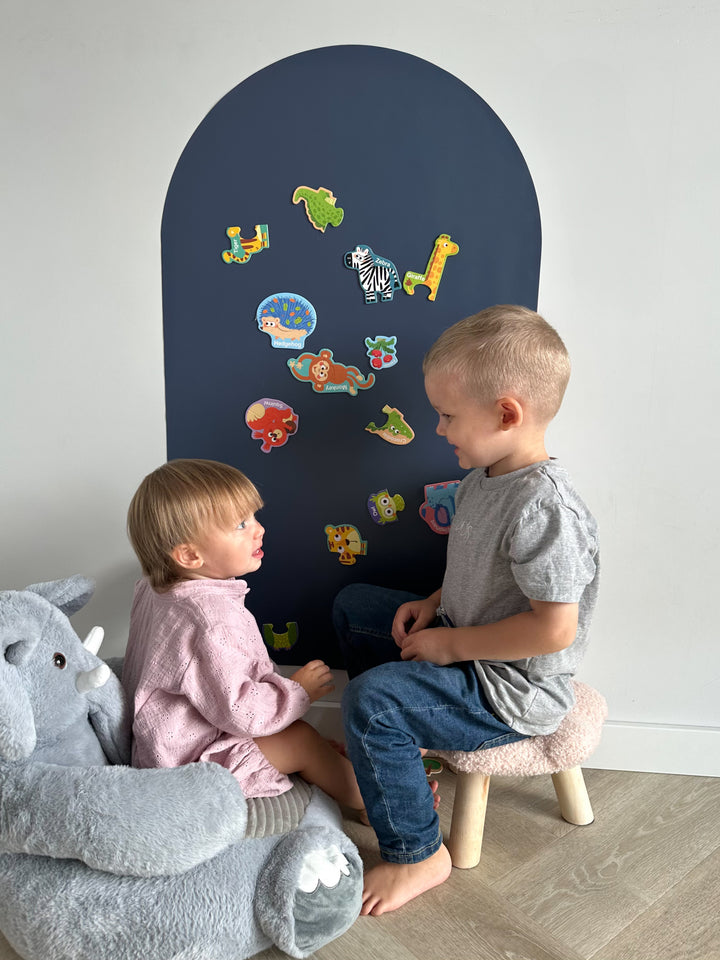 2 in 1 Magnetinė lenta vaikams ARKA MIDNIGHT BLUE