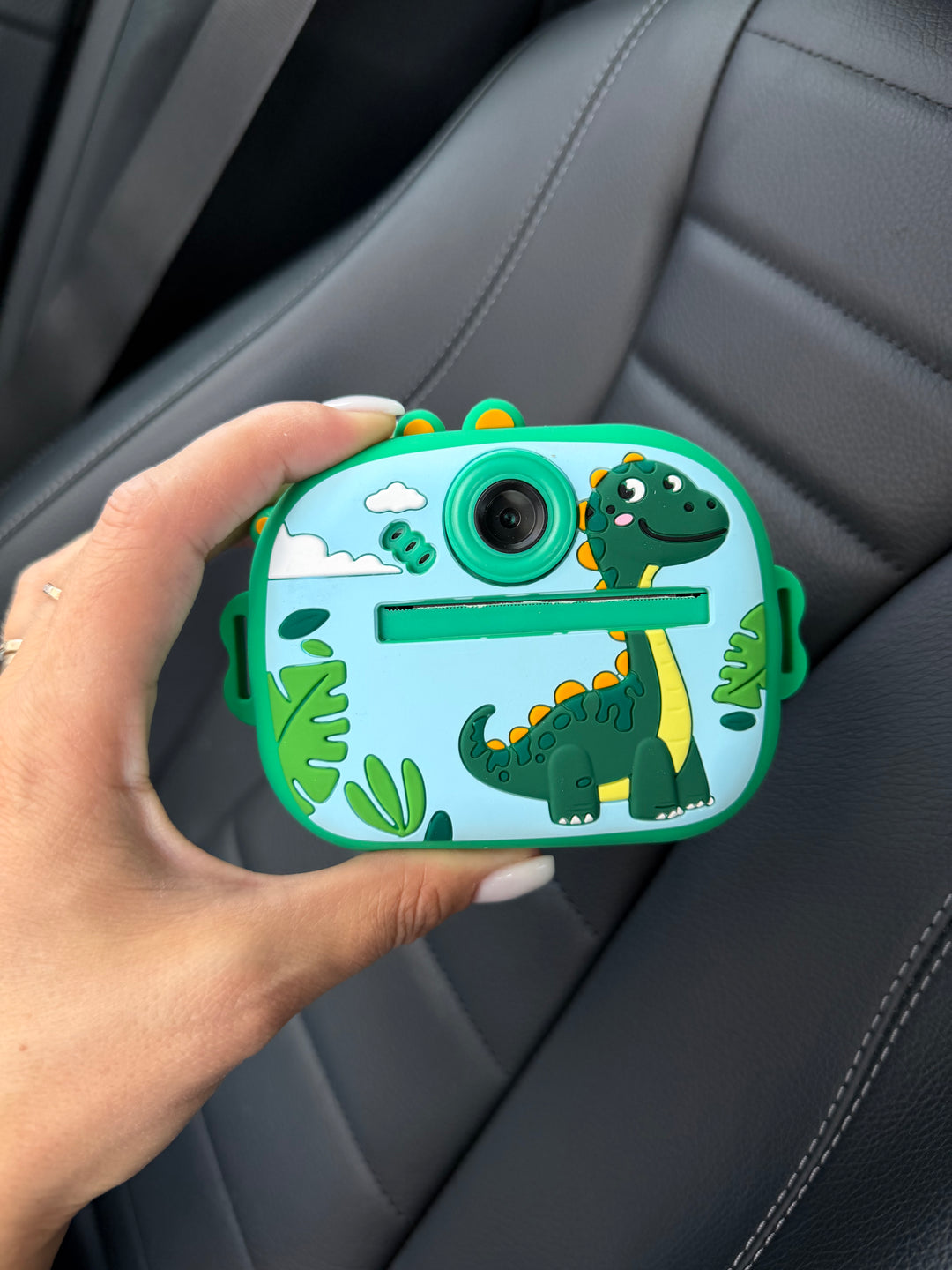 Vaikiškas momentinis fotoaparatas "Dinozauras"