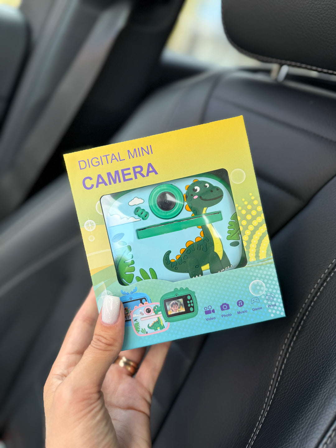 Vaikiškas momentinis fotoaparatas "Dinozauras"