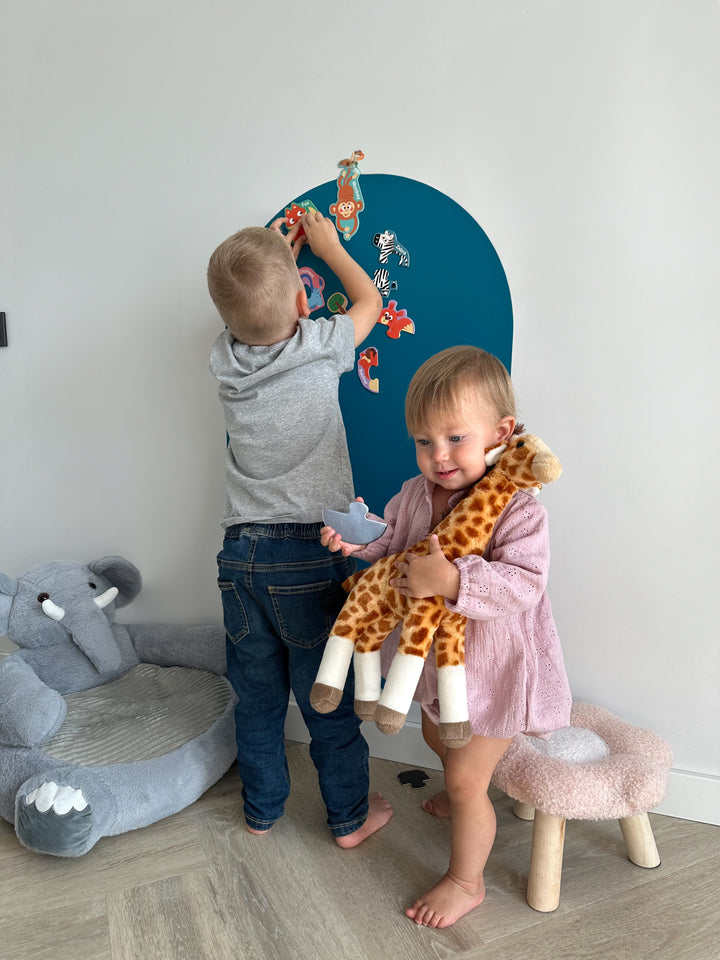 2 in 1 Magnetinė lenta vaikams ARKA DARK TEAL