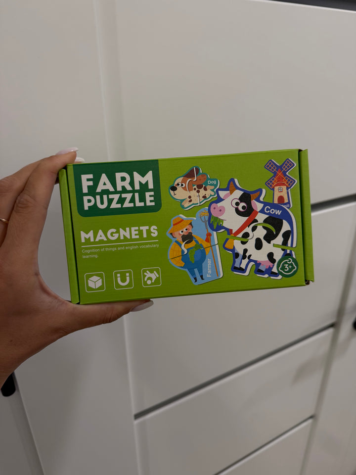 Magnetukų rinkinys NAMINIAI GYVŪNAI