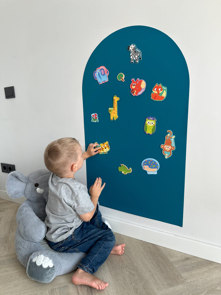 2 in 1 Magnetinė lenta vaikams ARKA DARK TEAL