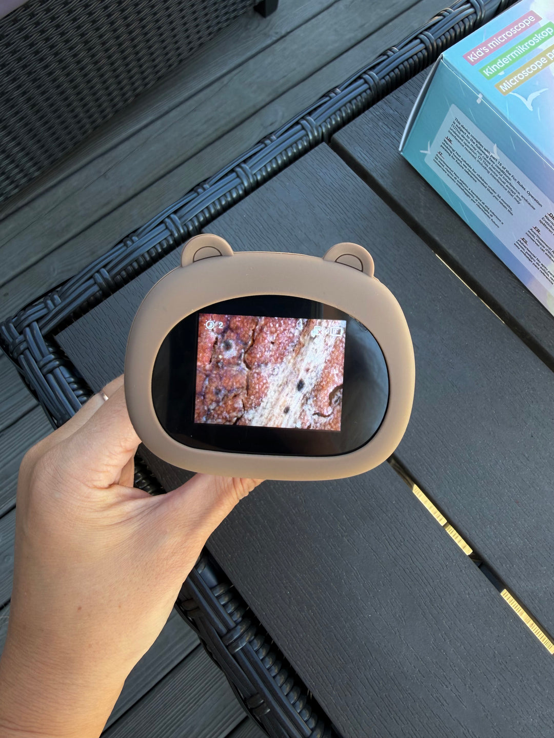 Vaikiškas mikroskopas Brown Teddy