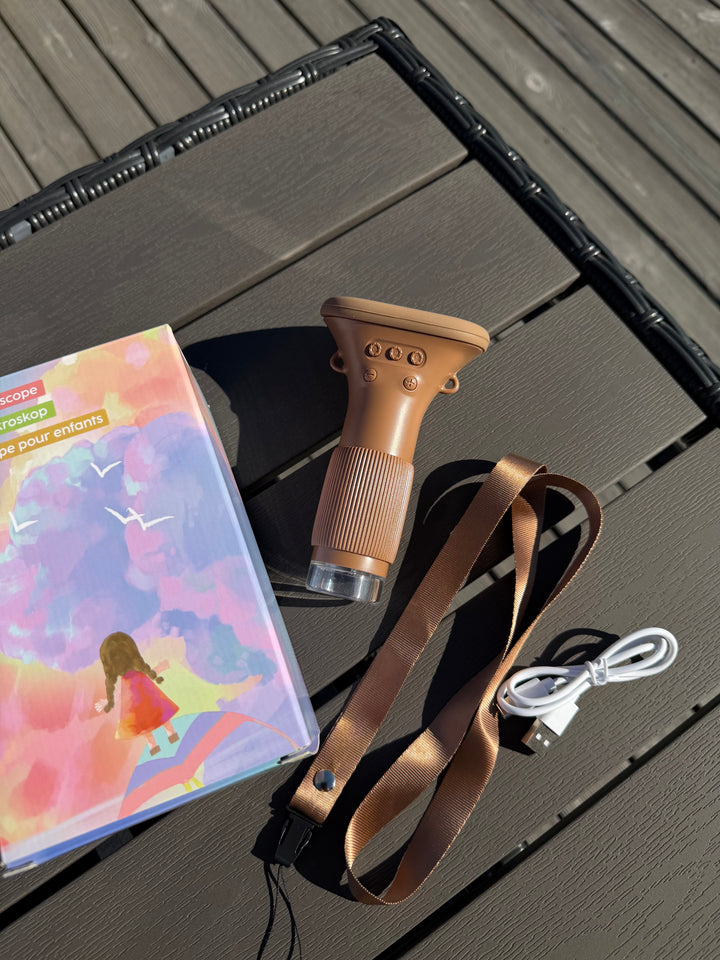 Vaikiškas mikroskopas Brown Teddy