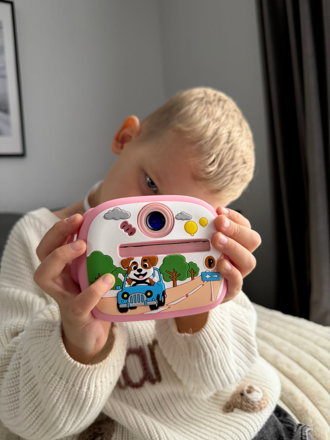 Vaikiškas momentinis fotoaparatas "Šuniukas"