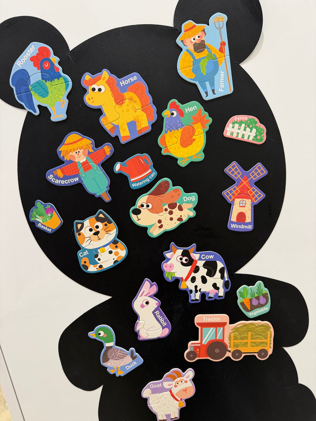 Magnetukų rinkinys NAMINIAI GYVŪNAI