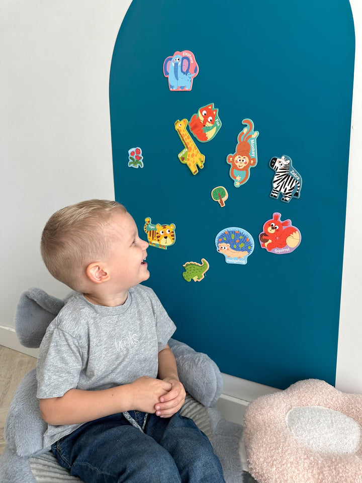 2 in 1 Magnetinė lenta vaikams ARKA DARK TEAL