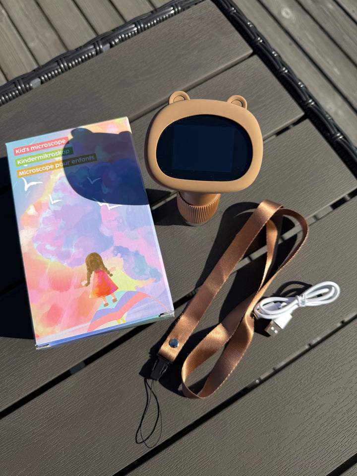 Vaikiškas mikroskopas Brown Teddy