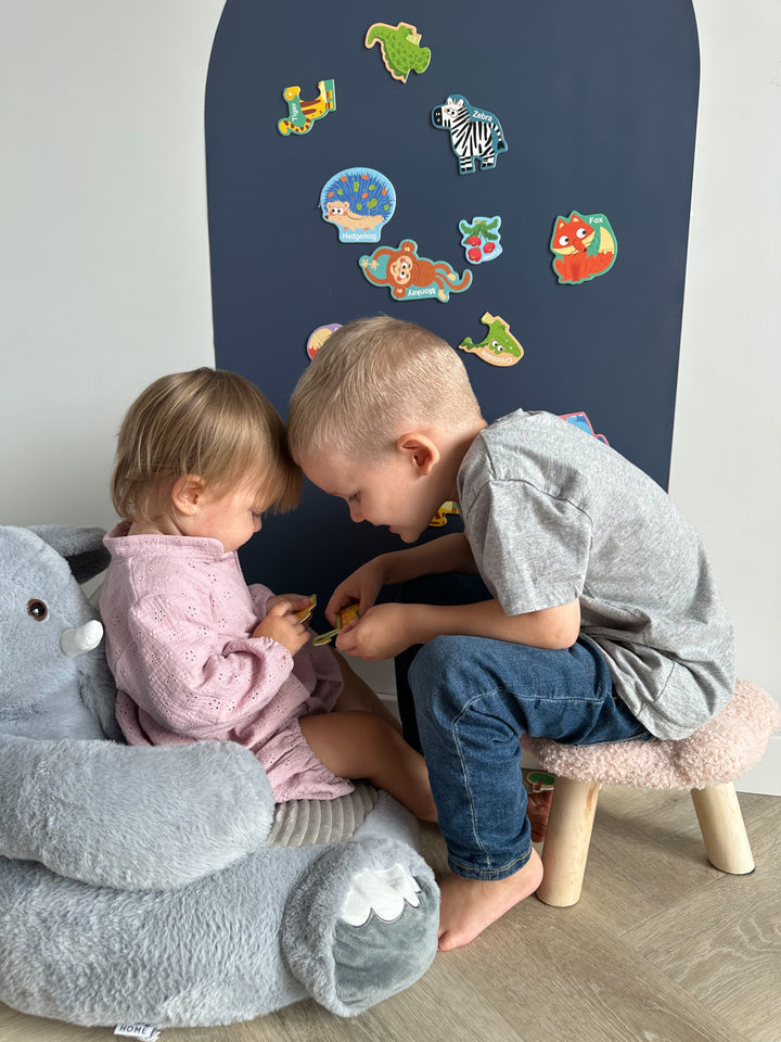 2 in 1 Magnetinė lenta vaikams ARKA MIDNIGHT BLUE